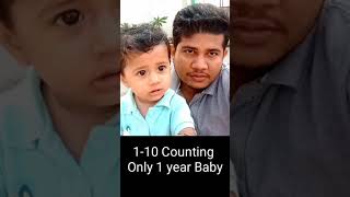 1 year Baby Counting 1-10