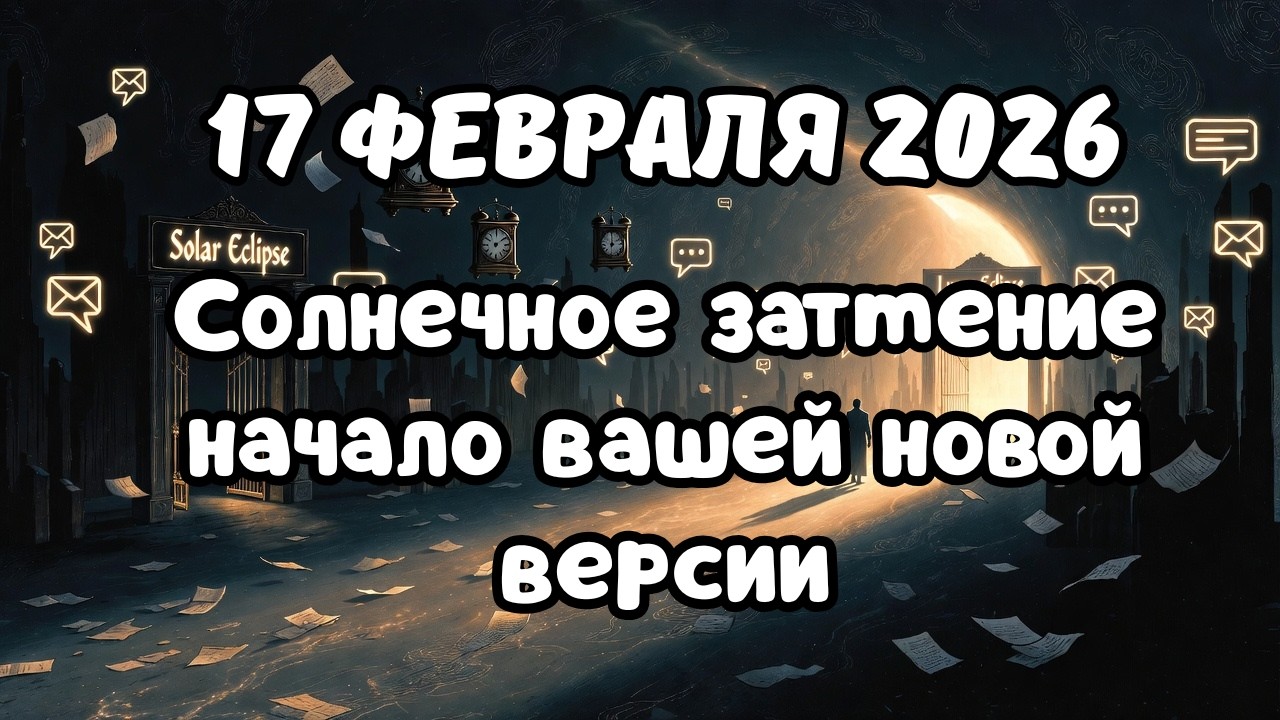 Солнечное затмение 17 февраля 2026 — конец старого мира?Переломная дата десятилетия: 17 февраля 2026