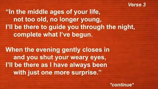 I Was There to Hear Your Borning Cry (Lyrics)