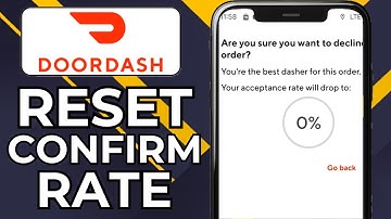 HOW TO RESET DOORDASH ACCEPTANCE RATE (2025)
