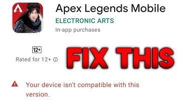 Fix Apex Legends Mobile Device Not Compatible Problem | 100% Solved | Working Trick For All Device