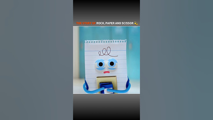 The Real Story of Rock, Paper and Scissor 💫