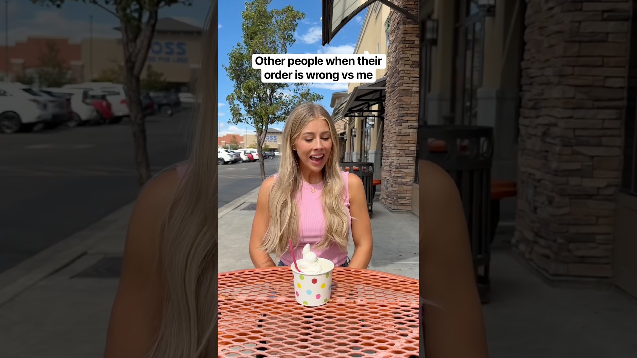 Other people when their order is wrong vs me
