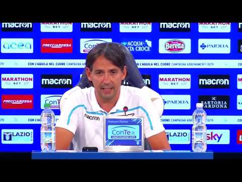 La conferenza stampa di mister Inzaghi alla vigilia di Juventus-Lazio