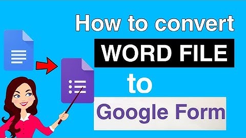 How to convert word doc into Google form |doc to form| Make Google form from Google doc|Google Forms