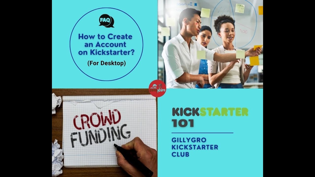 Kickstarter 101 How to create account on Kickstarter (For Desktop
