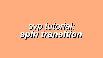 svp tutorial ~ spin transition