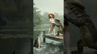 Download Lagu kompak biawak \u0026 anjing tarik ikan 100kg!#viral#mancing#ikan#anjing#biawak MP3