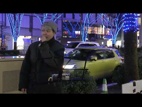 23.2.25　＃桜（コブクロ）＃路上ライブ　#栄メルサ前　＃KOTA（コタ）＠kota_song