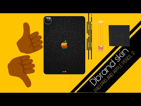 Dbrand skin for iPad Pro and Apple Pencil installation