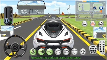 3d driving class course test intersection part 5 ( Ali Mughal )