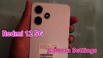 Redmi 12 5G Camera Setting | Redmi 12 5G Camera Review
