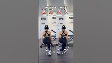 📌Know the difference  #lunges #quads #glutes #legs #fitness #workout