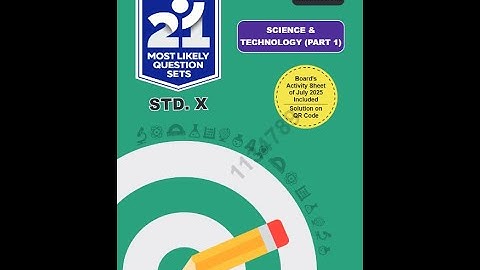 21 Sets – Science 1, Std. X, Video (2025–2026)"