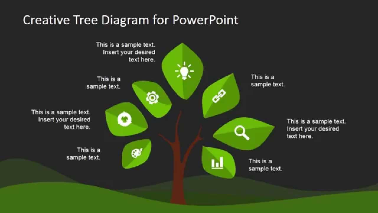 Creative Tree Diagram Template for PowerPoint YouTube