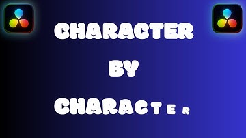 Character-by-Character Text Animation in DaVinci Resolve !