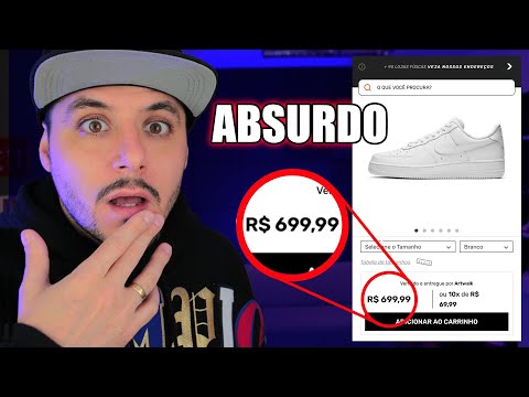 QUE ABSURDO! NIKE AIR FORCE 1 por R$700,00 | ENTENDA POR QUÊ.