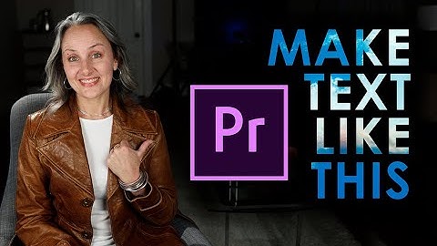 How to Put Video Inside Text in Adobe Premiere Pro 2025 Easy Tutorial
