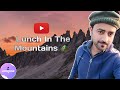 Sunday lunch in the mountains  wilderness cooking  copyright free background music