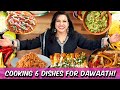 Women special dawath cooking 6 dishes preparing and deciding cookware for mexican party vlog  rkk