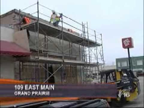 Main Street Facade Renovation Begins - YouTube