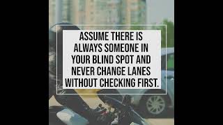 HOW TO WATCH FOR MOTORCYCLES