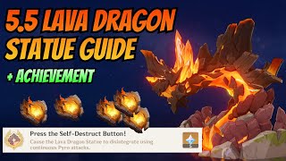 Lava Dragon Statue | Achievement & Guide - Genshin Impact 5.5 Boss