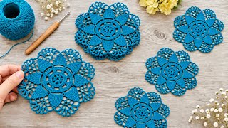 🥰 Extraordinary Crochet Flower Motif ❗️ How to Make a Unique, Versatile Pattern