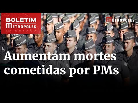Mortes cometidas por PMs sobem 31% em dois meses de governo Tarcísio | Boletim Metrópoles 1º