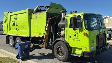 GFL Autocar ACX Heil Python Side Loader Garbage Truck
