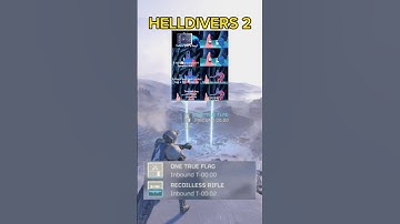 The One True Flag Stratagem Cooldown Is Insane! - Helldivers 2