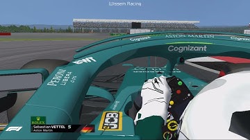 [Rfactor] F1 2021 SILVERSTONE HOTLAP  (1:24.921) l Onboard Lap with Sebastian Vettel