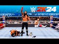 I beat the entire wwe 2k24 myrise in one