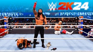 I Beat the Entire WWE 2K24 MyRISE in One Video!