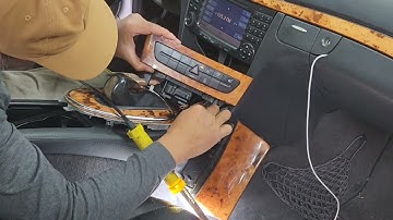 Mercedes-Benz w211 radio removal