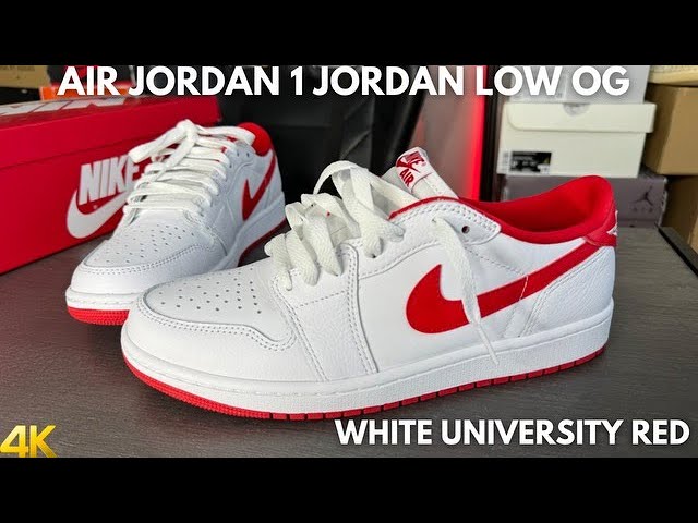 Air Jordan 1 Low OG University Red 
