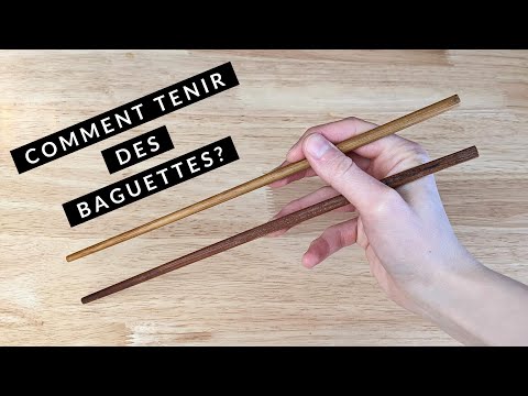 Vidéo: Comment Manger Avec Des Baguettes