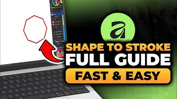 How To Convert Shape To Stroke in Affinity (100% WORKS) | FAST & EASY | NO Yapping, To The Point!