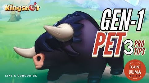 Kingshot | GEN-1 PETS 3 Pro Tips & Details: Geavanceerd & Perfect #Kingshot
