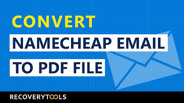 How to Backup Namecheap emails to PDF file format in the simplest way? – Few step tutorial