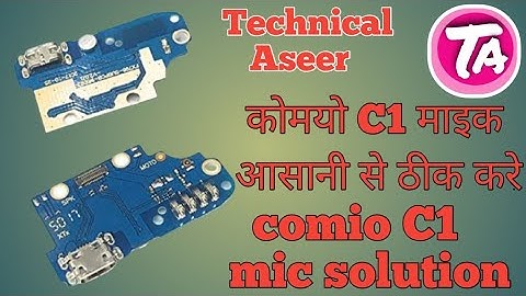 comio C1 mic problem solution