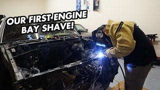 Starting Our TURBO Nissan Hardbody engine bay shave!