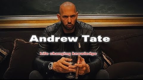 Andrew Tate being a genius for 3 min straight.