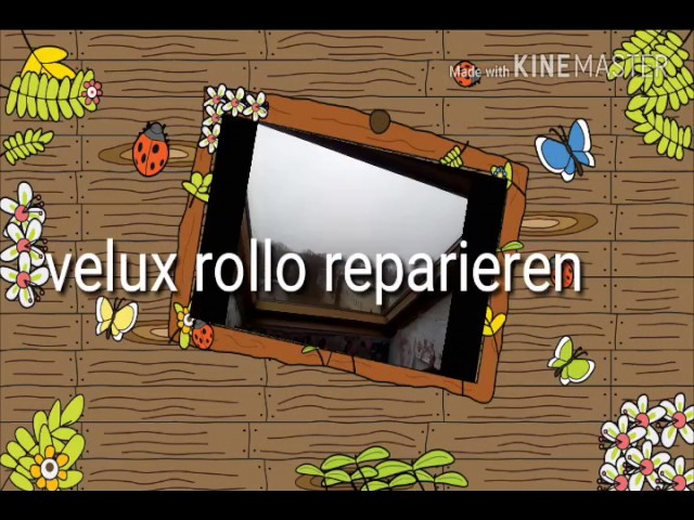 Velux Rollo reparieren - YouTube