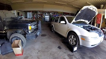 MK4 1.9 TDI VOLKSWAGEN TURBO REMOVAL Part 1