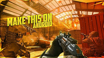 Make this COD mobile inspired thumbnail on android | call of duty mobile | pstouch