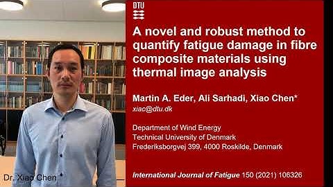 Quantify fatigue damage in fibre composite materials using thermal analysis