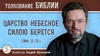 Царство Небесное силою берется (Мф. 11:12)  Профессор Андрей Сергеевич Десницкий