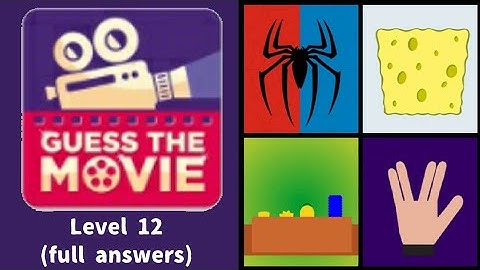 Guess The Movie Quiz - Level 12 walkthrough (with full answers)