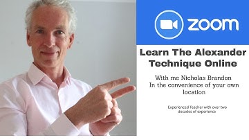 Learn the Alexander Technique Online with a certified experienced teacher